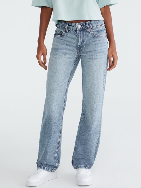 Aeropostale Denim - Aeropostale Light Blue Straight Leg Jeans